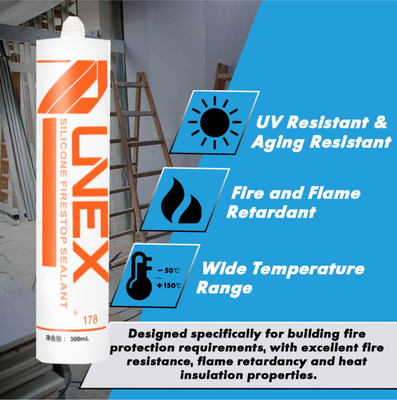 Unex-Tür-Kleber-Silikon-Firestop Dichtungsmittel für Bau